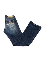 Seven7 Jeans Boot Cut Women&#39;s Size 4 Mid Rise Stretch Denim Blue Jeans - £14.17 GBP