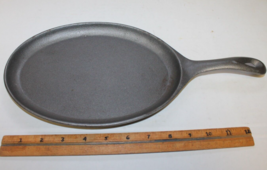 Cast Iron Oval EL PASO CHILE CO Skillet Fajita Pan Hole in Handle - $30.00