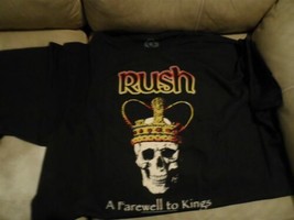 Rush - 2015 Un Addio A Kings Uomo Autorizzato T-Shirt ~ Mai Indossato ~ XXL - $24.74