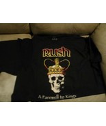 Rush - 2015 Un Addio A Kings Uomo Autorizzato T-Shirt ~ Mai Indossato ~ XXL - £19.70 GBP