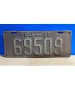 1925 New Jersey Licence Plate 69509 - $23.09 CAD
