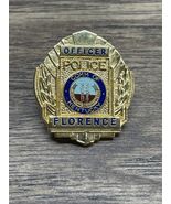 Florence Kentucky Officer Police Replica Badge Lapel Pin KG JD - $13.86 CAD