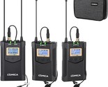 Comica CVM-WM100PLUS - Wireless Microphone System for Cameras, Camcorder... - £230.40 GBP