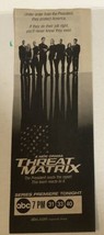 Threat Matrix Tv Guide Vintage Print Ad James Denton Kelly Rutherford Tpa11 - $5.93