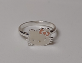 Tiny Size 2.75 Sterling Silver Sanrio Hello Kitty Ring - £27.97 GBP