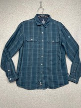 KUHL Mens Lined Plaid Long Sleeve Button Up Shirt Size M Double Layer Casual  - £24.88 GBP