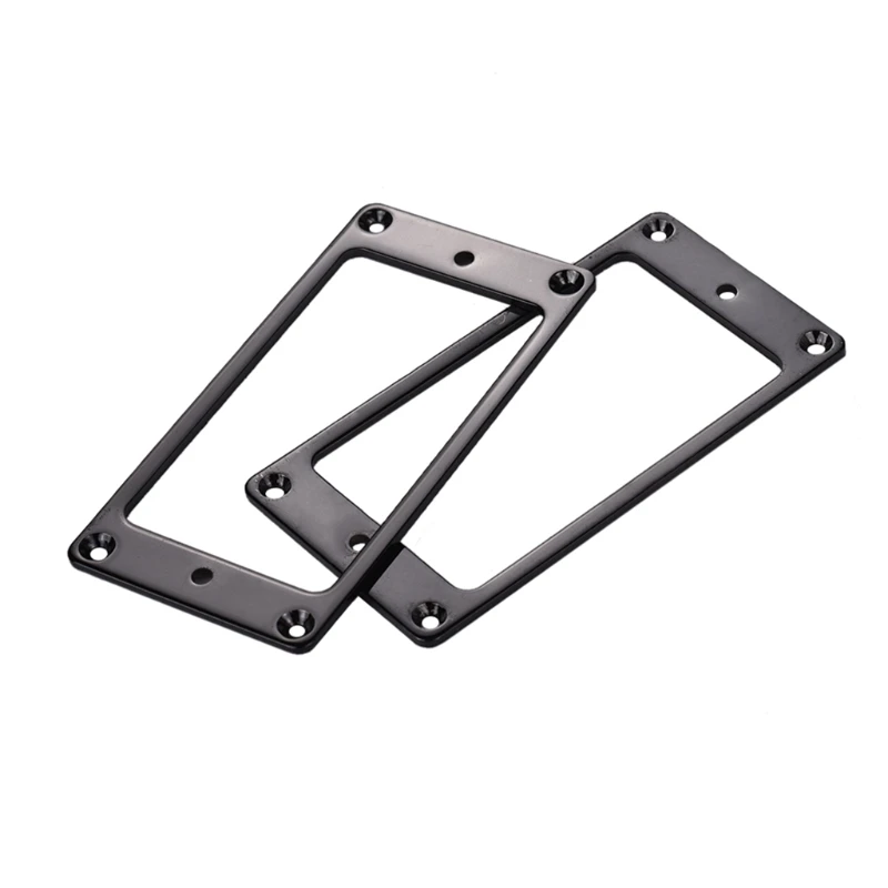 2pcs Electric Guitar Humbucker Pickup Ring Guitar Metal Flat Frame Mounting Ring - £62.57 GBP