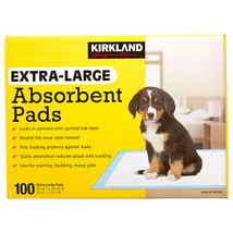 Extra-Large Absorbent Pads, 30 in L X 23 in W, 100-Count - £30.86 GBP