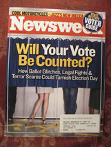 NEWSWEEK October 18 2004 Will Your Vote be counted? - £6.93 GBP