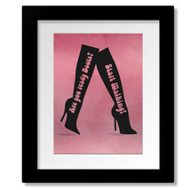 These Boots Made for Walking by Nancy Sinatra - Song Lyric Print, Canvas, Plaque - £15.15 GBP+