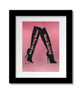 These Boots Made for Walking by Nancy Sinatra - Song Lyric Print, Canvas... - $25.79 CAD+