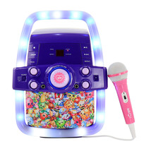 Shopkins Flashing Light Karaoke Machine with Microphone - £66.09 GBP