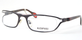 Alek Paul Ap 1042 04 Dark Brown Unique Rare Hand Made Eyeglasses 54-20-135 Italy - £146.85 GBP