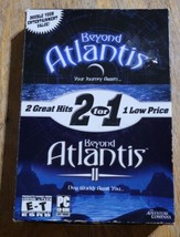 Beyond Atlantis I &amp; II (PC game 2001\2004 DreamCatcher) complete - $8.90