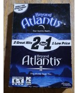 Beyond Atlantis I &amp; II (PC game 2001\2004 DreamCatcher) complete - $8.90