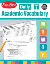 Evan-Moor Daily Academic Vocabulary, Grade 6, Teachers Edition Evan Moor - $16.83