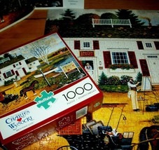 Jigsaw Puzzle 1000 Pcs Wysocki Americana Tackle Shop Birch Point Cove Co... - £11.07 GBP