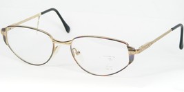 Vintage Sferoflex S460 2410 Gold Multicolor Eyeglasses Glasses Frame 52-17-130mm - £77.46 GBP