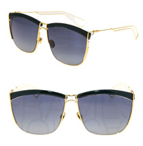 Christian Dior So Electric Gold Green Metal Grey Gradient Sunglasses Soelectric - £154.52 GBP