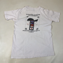 Vintage Phillips Exeter Academy Asian Society 1991 White T-Shirt Size La... - $39.59