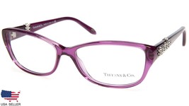 New Tiffany &amp; Co Tf 2068-B 8112 Violet Transparent Eyeglasses 54-15-135mm Italy - £136.58 GBP
