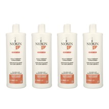 Nioxin System 4 Scalp Therapy Conditioner 33.8 oz (Pack of 4) - £74.29 GBP