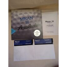 Mean 18 Accolade IBM PC Vintage Golf Computer Game Original Box - $45.74