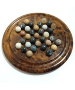 Moroccan handmade Thuya Wood Solitaire Game With Marble Balls, moroccan ... - £38.52 GBP