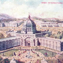 Irish International Exhibition 1907 Postcard Vintage - £9.83 GBP