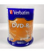 Verbatim 95102 4.7GB DVD-R 100 Count Spindle New - $54.24 CAD
