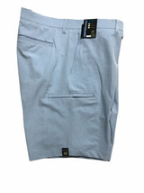 Roundtree &amp; Yorke Performance Mens SZ 42 Blue Shorts 9” Inseam Flat Front - £35.23 GBP