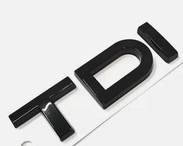 Glossy Black Rear Trunk Emblem TDI - $24.99