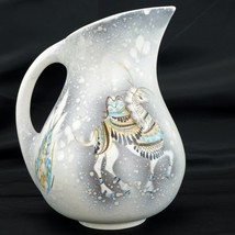 Mid Century Sascha Brastoff Pitcher Hand Painted with Decorated Camels 1950’s - £112.12 GBP