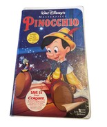 Disney Pinocchio Original SEALED NEW Vintage VHS VCR Tape Masterpiece Co... - $280.50