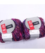 NEW Muench Yarns Cleo set 2 skeins Color 381157 Metallic Blend Multicolor - $16.00