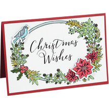 Sizzix Christmas In Color Collection Framelits Die With Clear Acrylic St... - $37.53