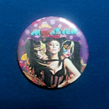 Round Badge Bottom Pin 1 1/2&quot; - Candy Monster - $0.99
