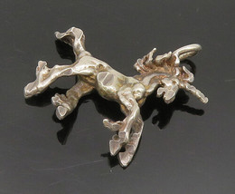 925 Sterling Silver - Vintage Carved Running Unicorn Statue Pendant - PT20148 - £26.12 GBP