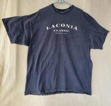 Laconia Classic Gypsy Tour Biker T Shirt Men’s size 2XL 2009 Navy Blue - £7.44 GBP