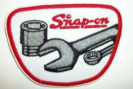 Snap-On Tools~Embroidered Patch~Car Truck Auto Mechanic~3 1/8&quot; x 2 1/4&quot;~Iron On - £3.26 GBP