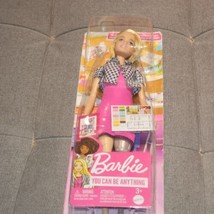 Barbie Interior Designer Pink Dress Prosthetic Leg You Can Be Anything Doll - £10.91 GBP
