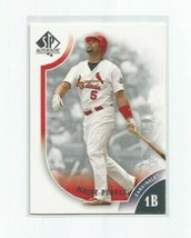 Albert Pujols (St. Louis Cardinals) 2009 Upper Deck Sp Authentic Card #5 - £3.91 GBP