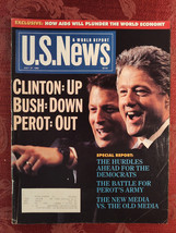 U S NEWS World Report Magazine July 27 1992 Clinton: Up Bush: Down Perot: Out - £11.30 GBP