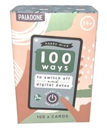Paladone Happy Mind Detox Cards Power Off 100 Ways to Switch Off Digital... - £3.71 GBP