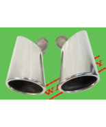 2010-2015 Jaguar xk 5.0l v8 left right exhaust muffler tip tail pipe sec... - $239.84 CAD