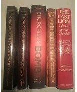 Winston Churchill 5 Book Lot Of His Life (Perfect For Doing Reports At S... - $25.60