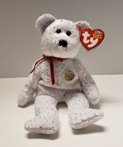 Ty Beanie Baby White Decade Bear DOB January 22, 2003 - with tags - £4.74 GBP