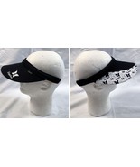 Kapalua Hawaii Embroidered Womens Golf Visor Hat Butterflies Black - £17.08 GBP
