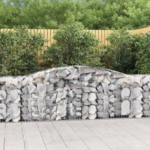 vidaXL Large Silver Galvanized Gabion Basket - Rectangular 30x20 inches - $556.33 CAD