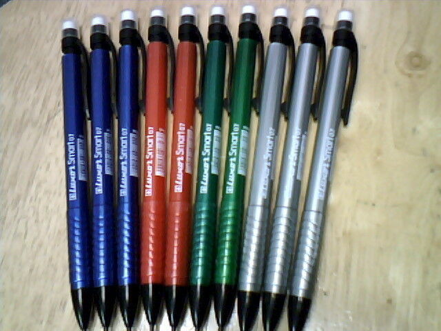 Lot of 10 Luxor Smart 0.7 mm Retractable Mechanical Pencils (NEW) - £14.18 GBP